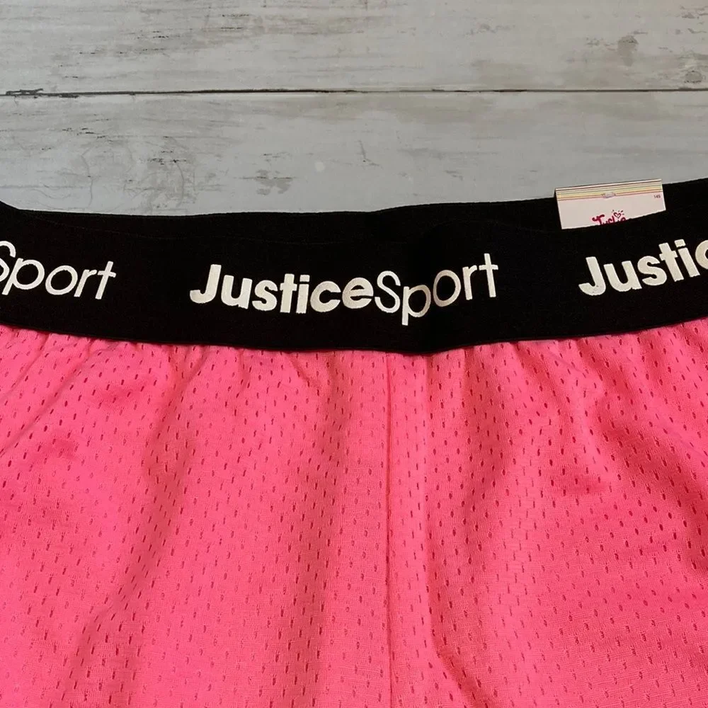Justice Girls Mesh Dolphin Shorts Size XL (16/18)